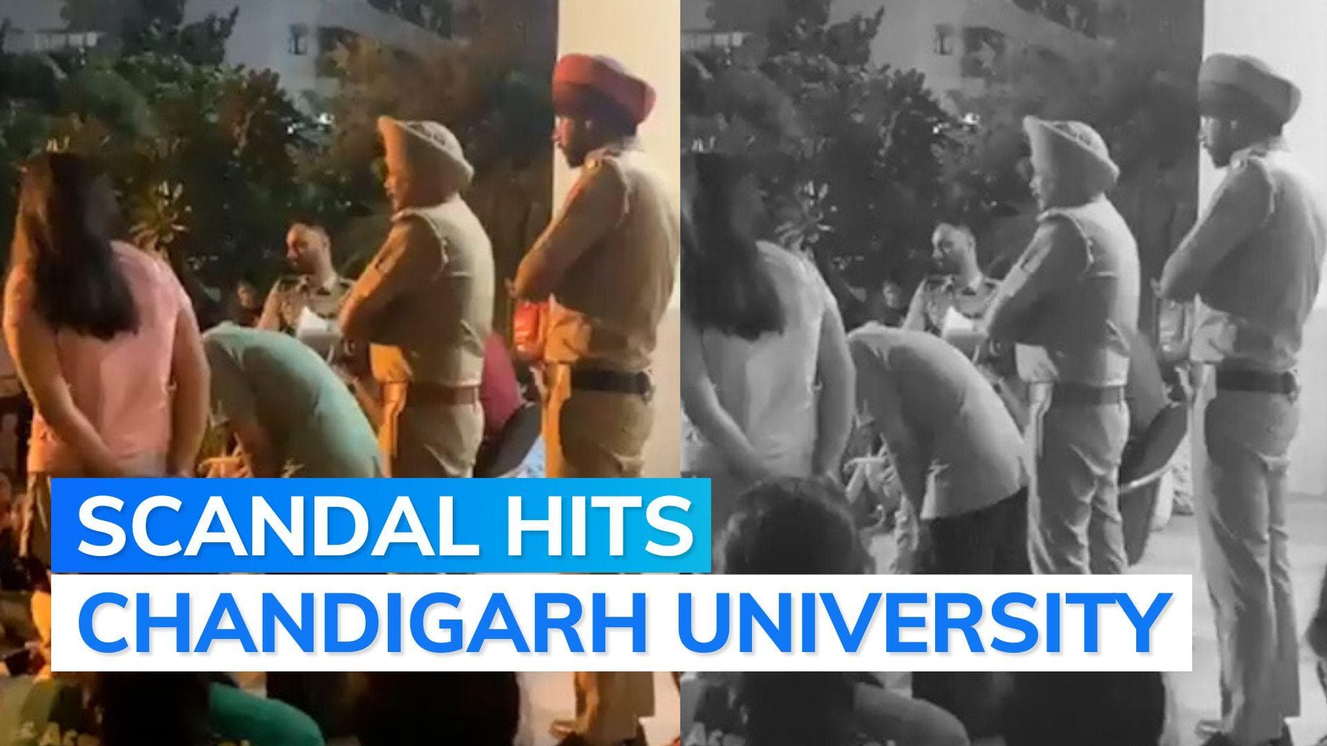 Protest over 'objectionable' video leak from girls hostel in Chandigarh university  