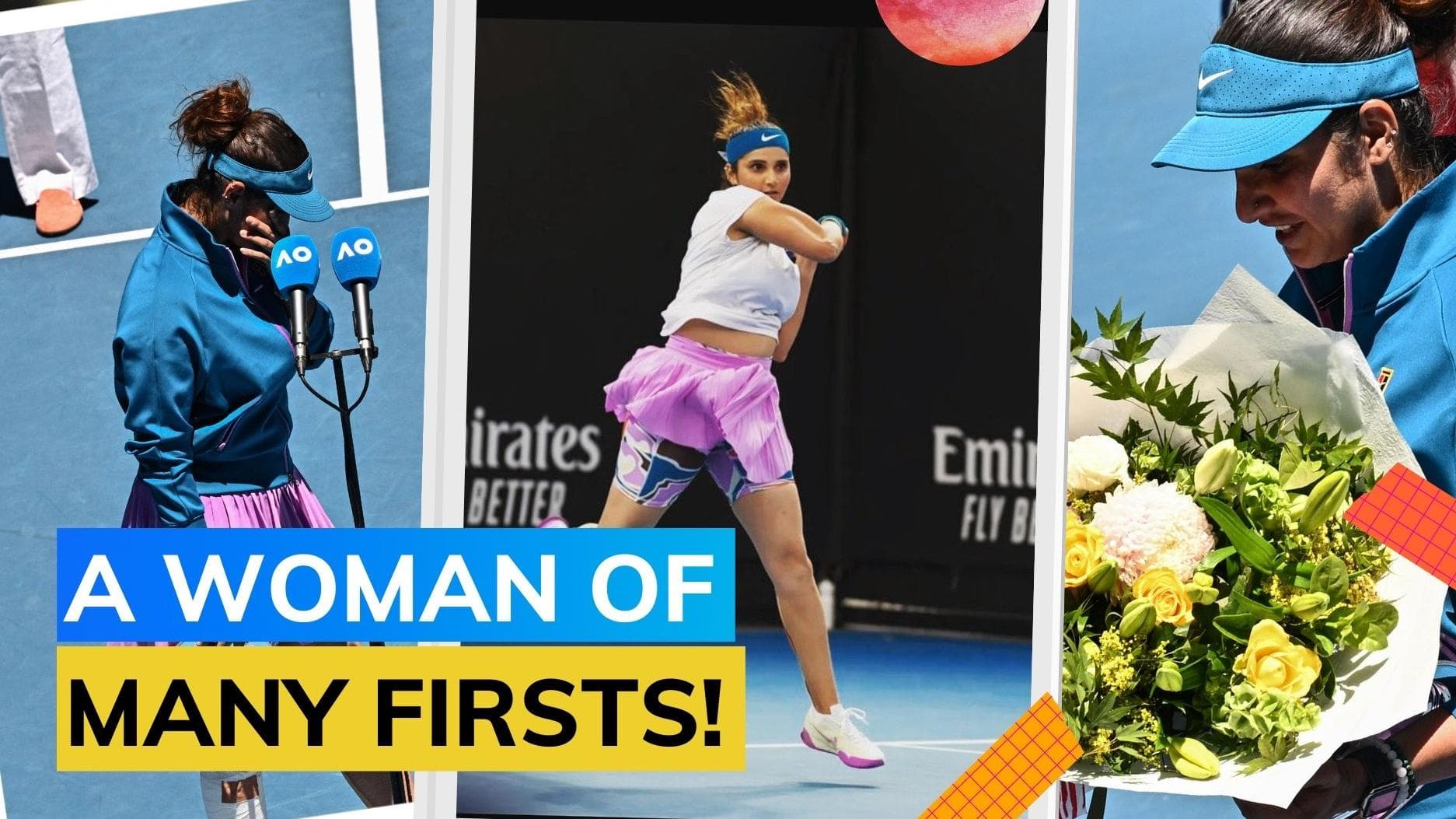 A warrior on and off the court, Sania Mirza gets a fitting Grand Slam farewell