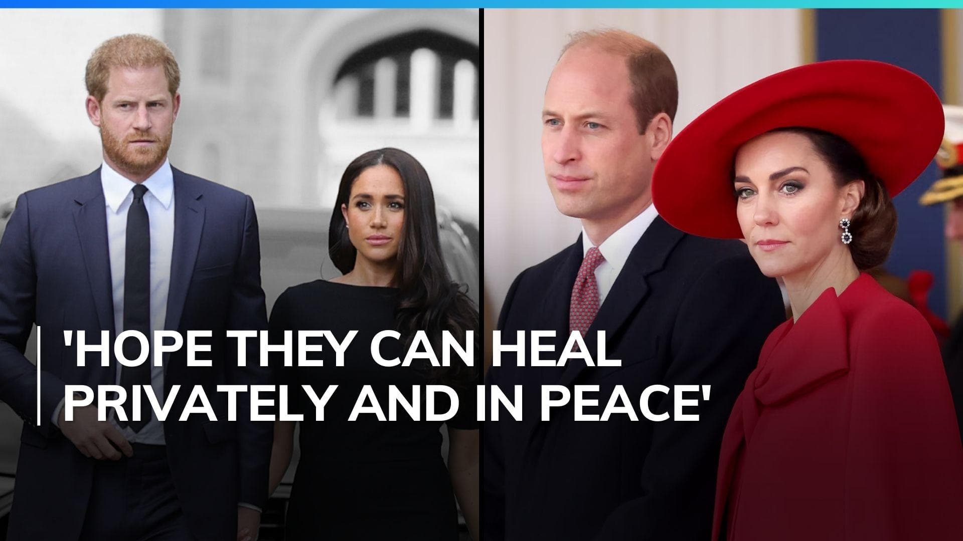 Harry and Meghan wish Kate 'health and healing'