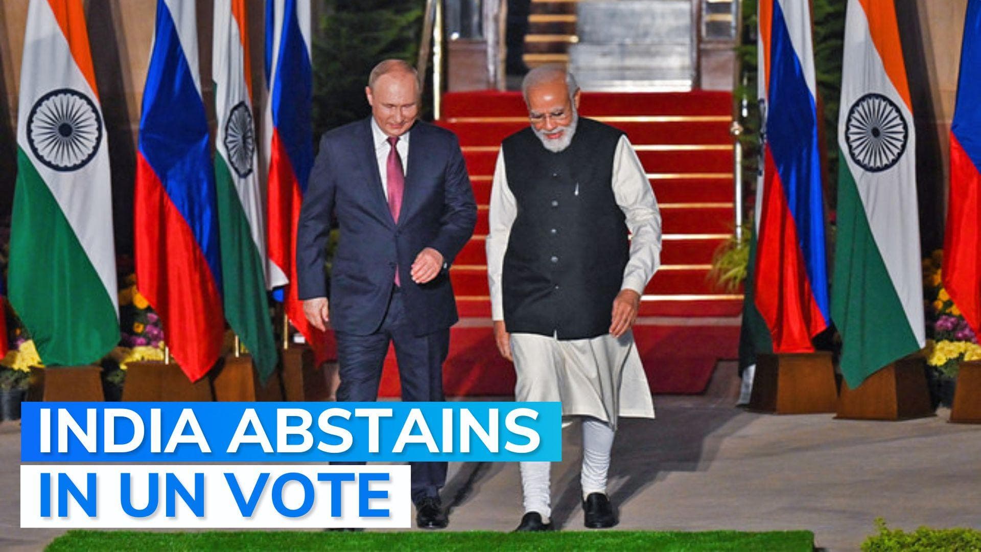 India abstains on draft UNSC resolution against Russia's 'illegal referenda' in Ukraine 