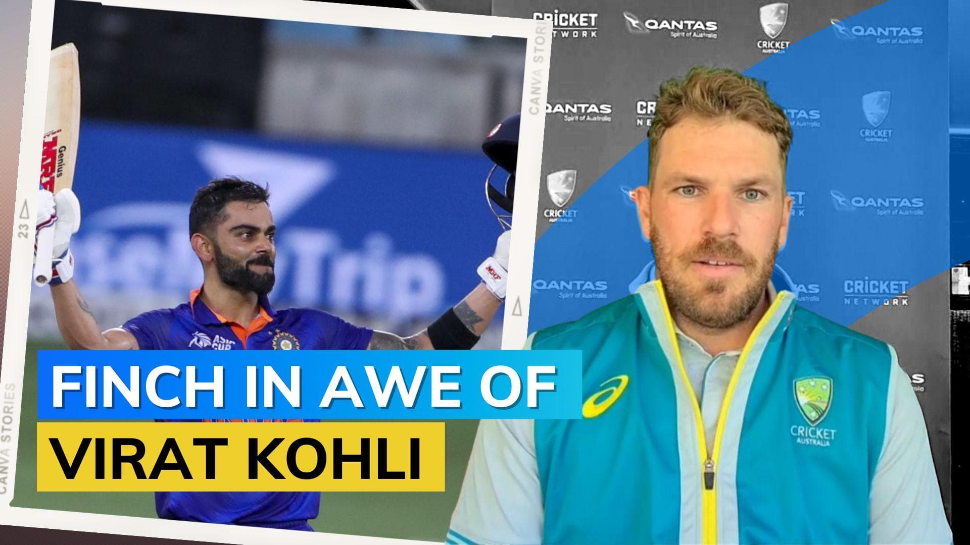 IND vs AUS: 'You will be a very brave man to write off Virat Kohli', says Aaron Finch ahead of 1st T20