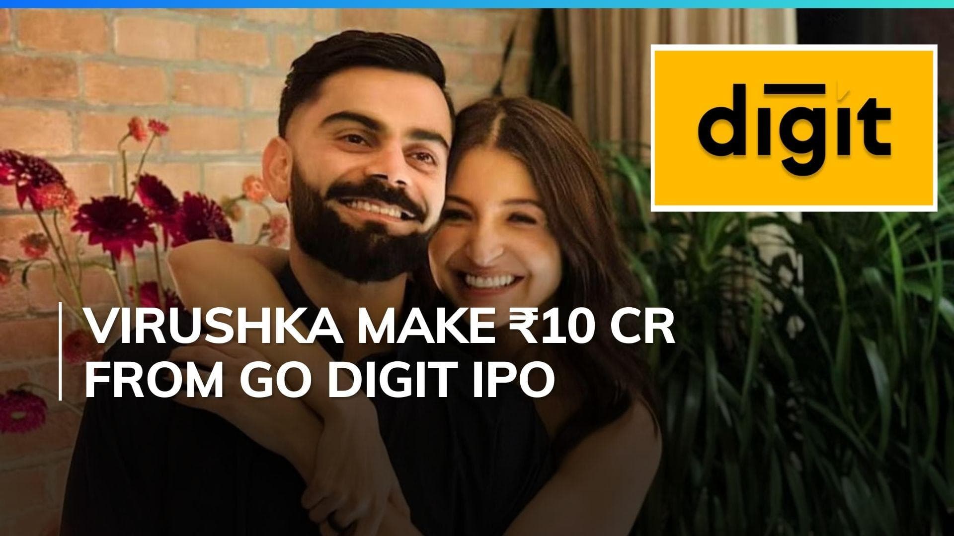 Go Digit IPO: Virat Kohli and Anushka Sharma's Rs 2.5 cr investment grows to Rs 10 Cr