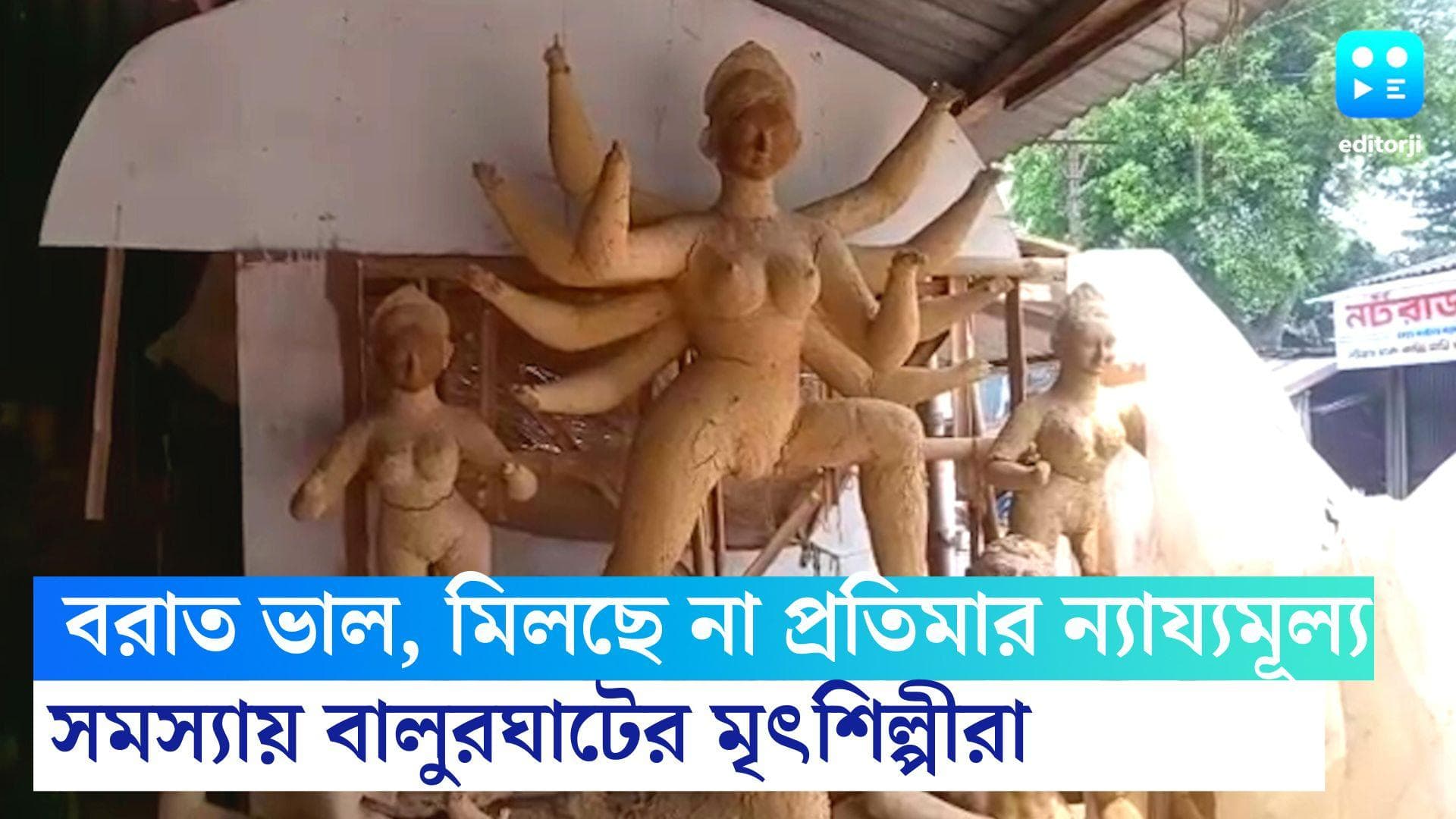 Durga Puja 2022:বরাত ভাল, তবে মিলছে না প্রতিমার ন্যায্যমূল্য, সরকারি সাহায্যের দাবি বালুরঘাট মৃৎশিল্পীদের