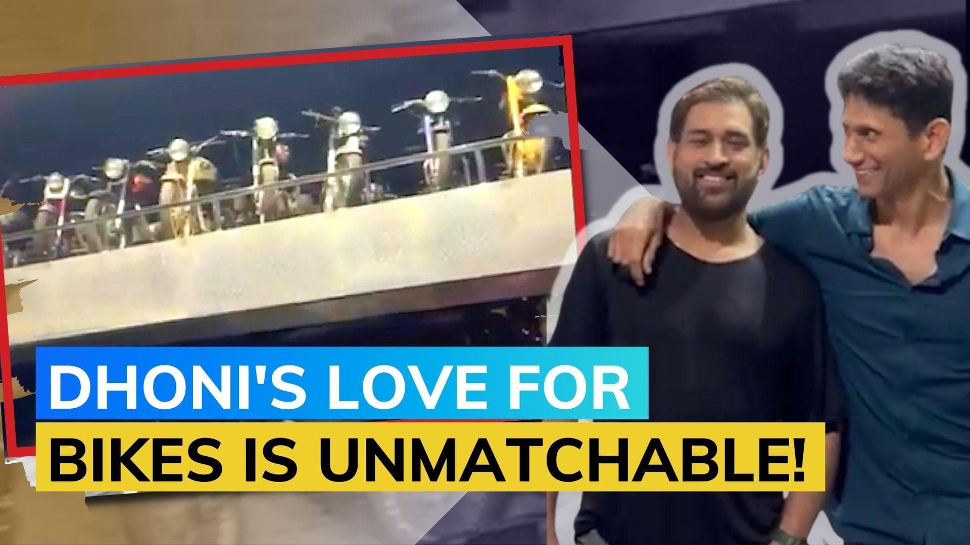 MS Dhoni's bike collection leaves Venkatesh Prasad and Sunil Joshi in awe, video goes VIRAL!