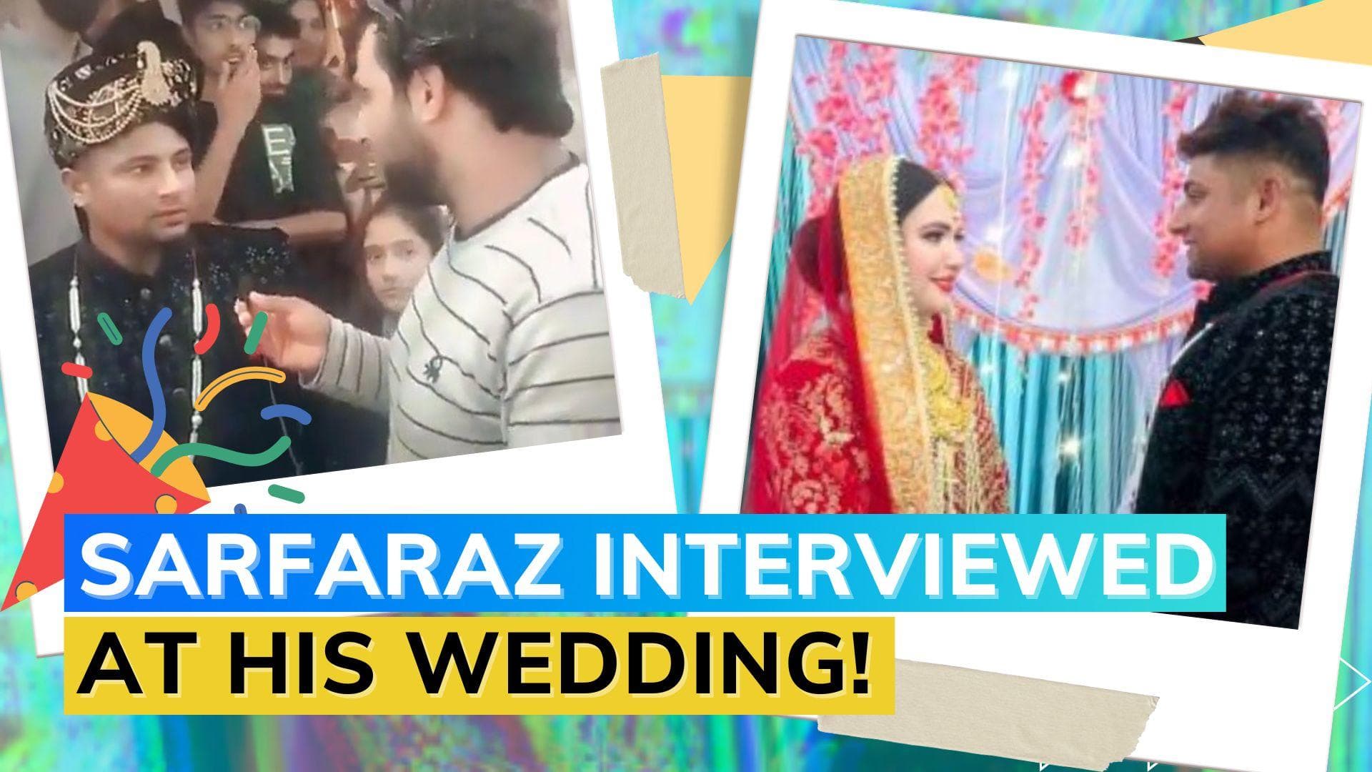 Watch: Sarfaraz Khan gets married in Kashmir; conversation with local journalist goes viral
