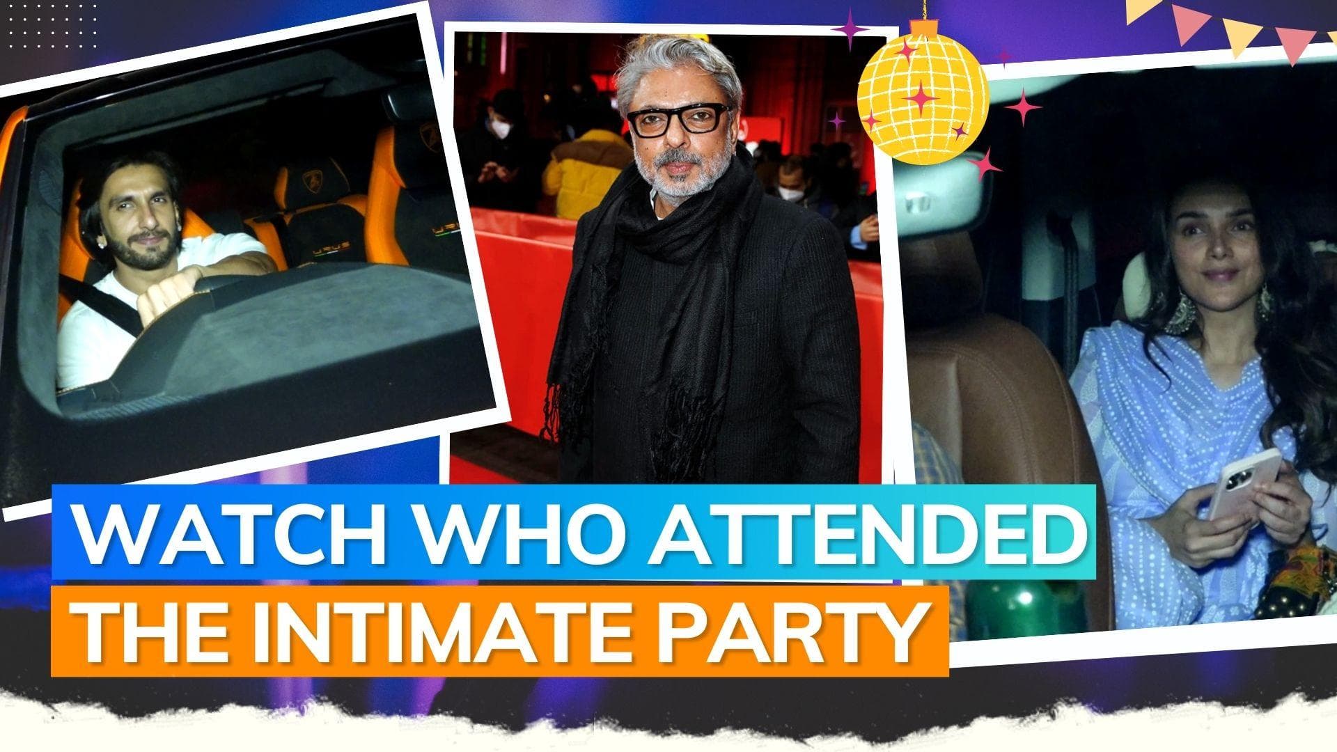 Alia Bhatt, Ranveer Singh, Sonakshi Sinha & Aditi Rao Hydari attend Sanjay Leela Bhansali's birthday bash