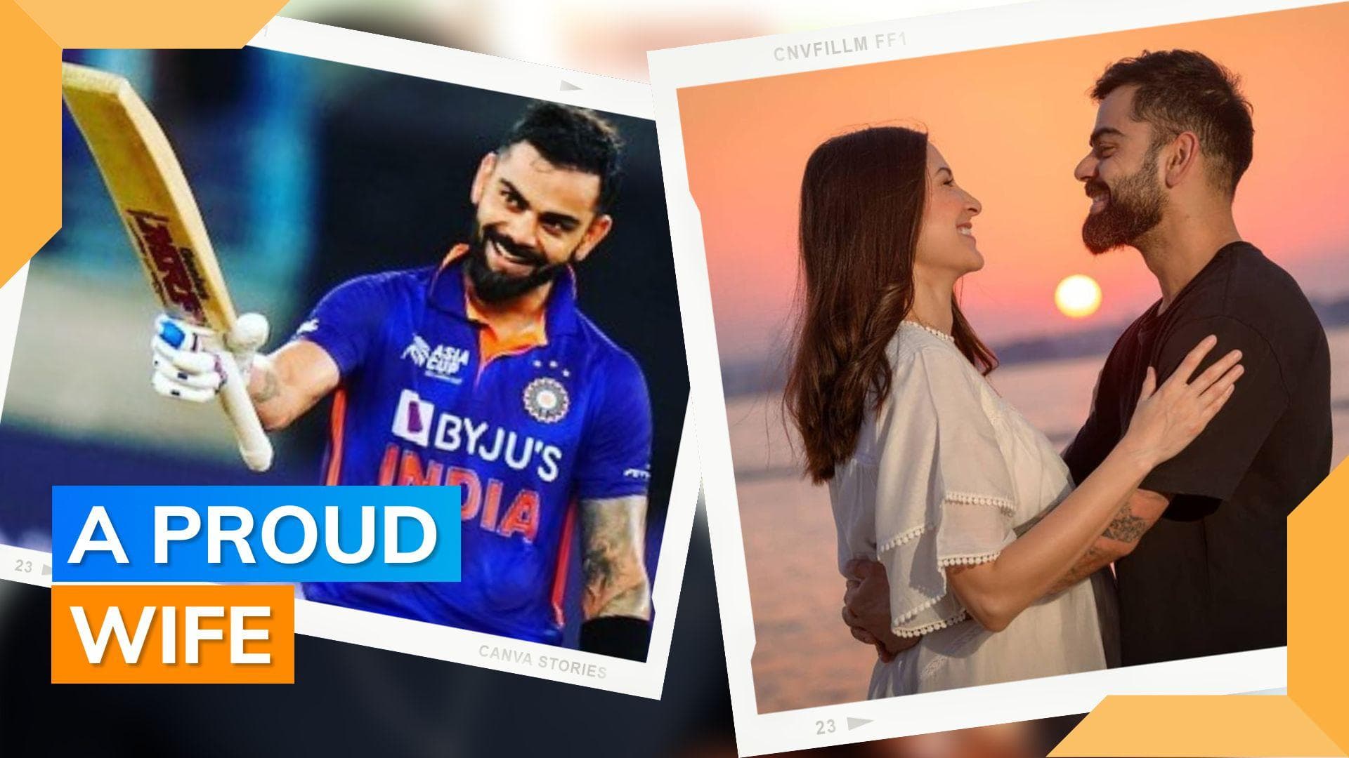 Anushka Sharma pens heartfelt note for Virat Kohli after 71st century; here's what she wrote