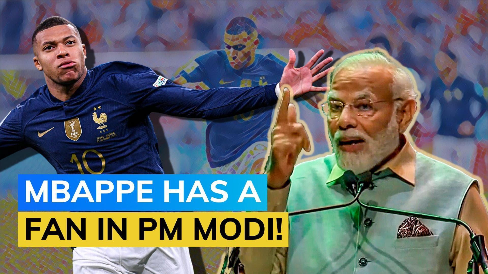 Kylian Mbappe: PM Modi all praise for 'superhit' footballer during France visit