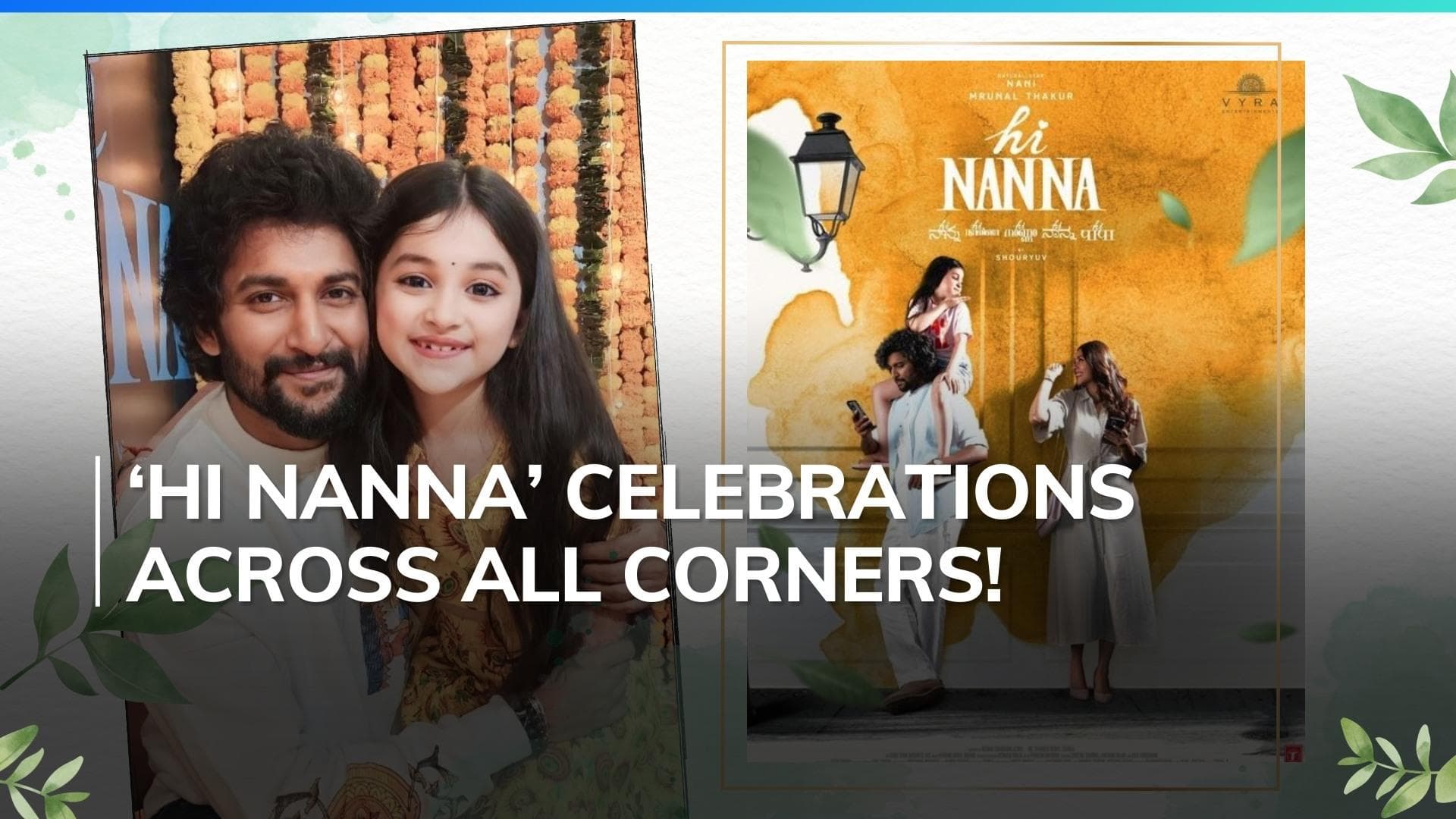 'Hi Nanna': Nani-Mrunal Thakur's romantic drama bags Best Feature Film award at AIAFF 