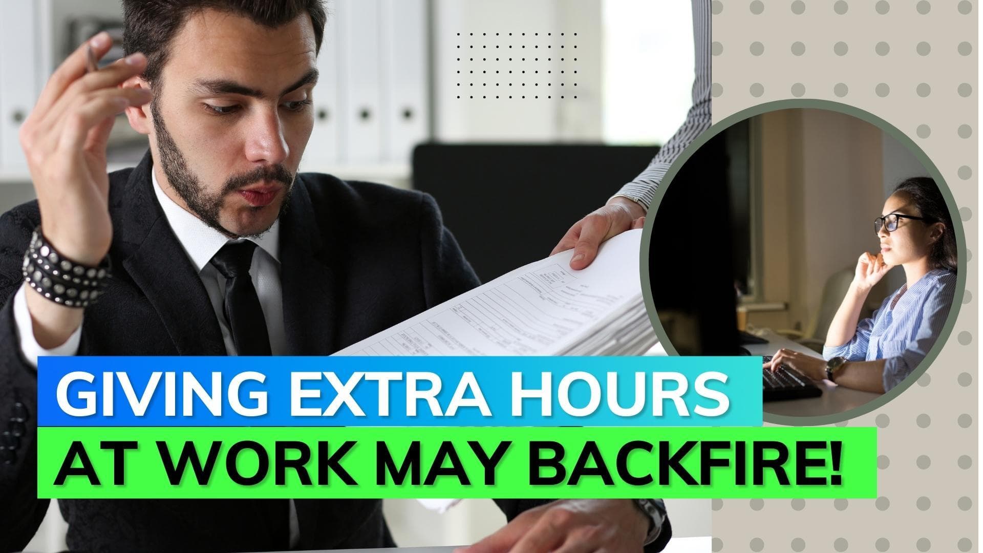 Study reveals working too many hours may cause depression