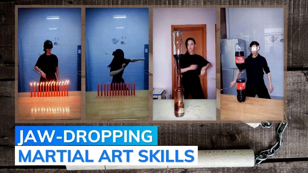 Watch: woman's excellent nunchaku skills impress netizens