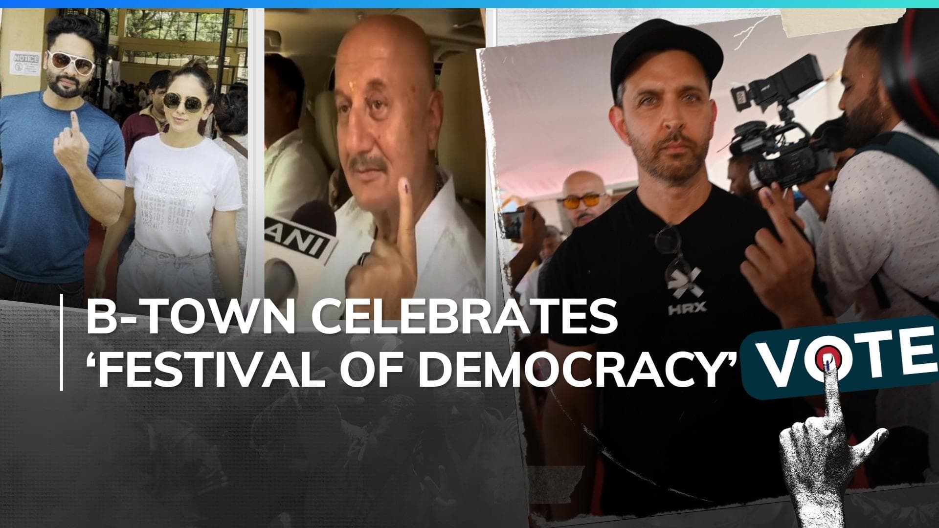 Bollywood celebs vote in Mumbai: Hrithik Roshan, Rakul-Jackky and others cast their votes in 5th phase 