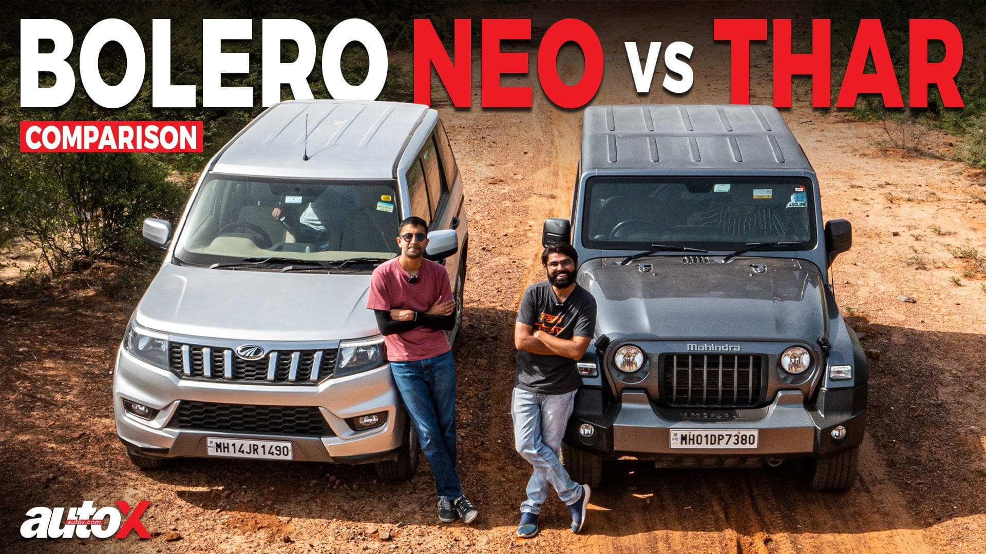 Mahindra Thar vs Bolero Neo Off Road Review | SUV comparison test 2022 | autoX