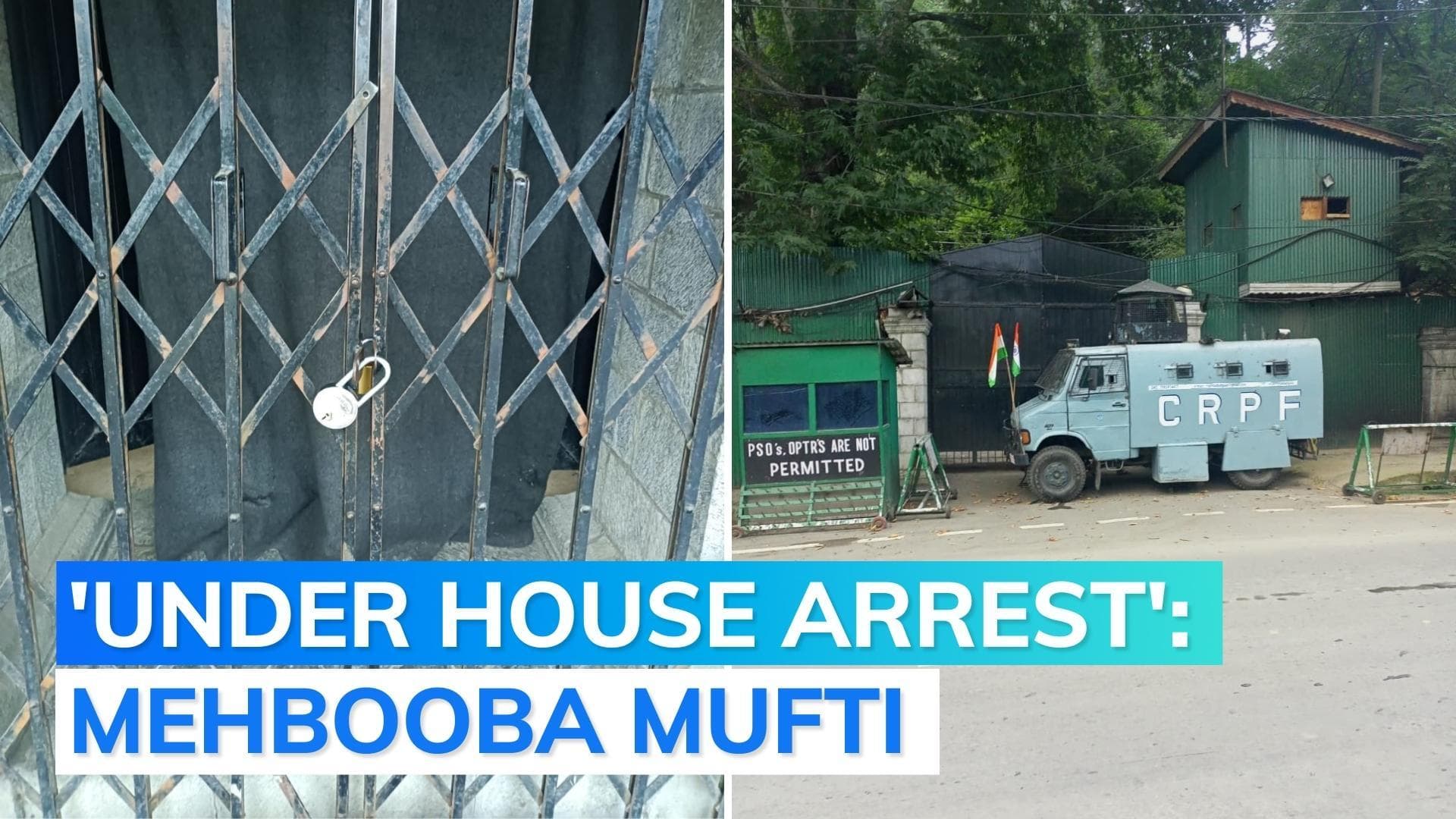 Former J&K CM Mehbooba Mufti claims she's been placed under house arrest ahead of Shopian visit