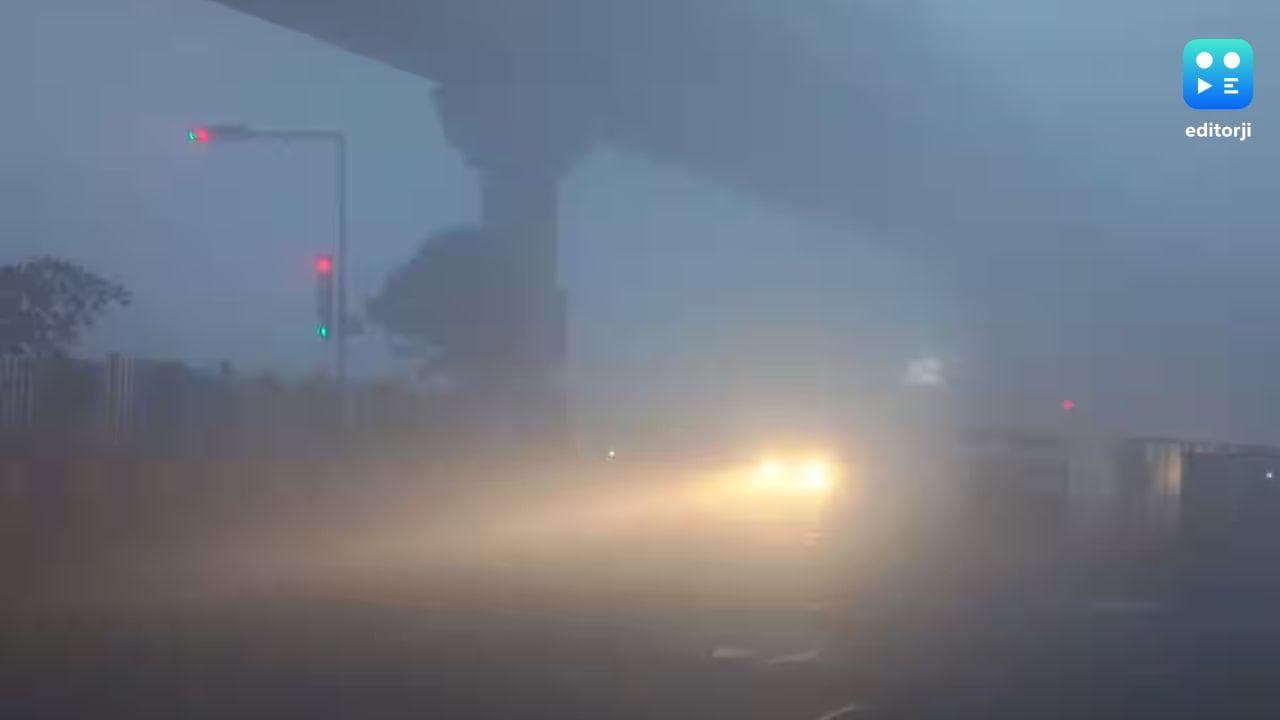 Visibility drops to zero due to dense fog in many parts of Delhi, minimum temperature at 7 deg C