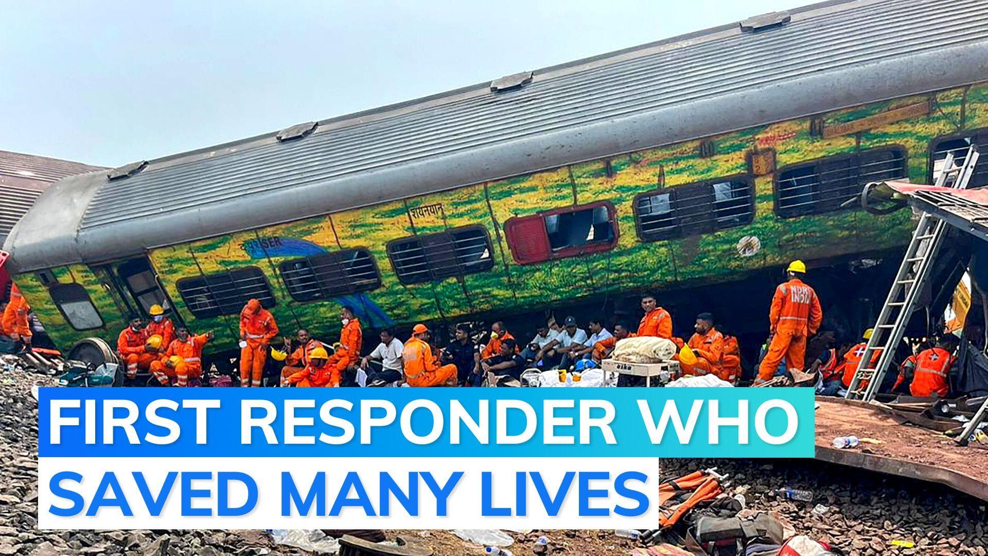 Odisha train accident: NDRF jawan on leave sent first alert, live location of mishap site