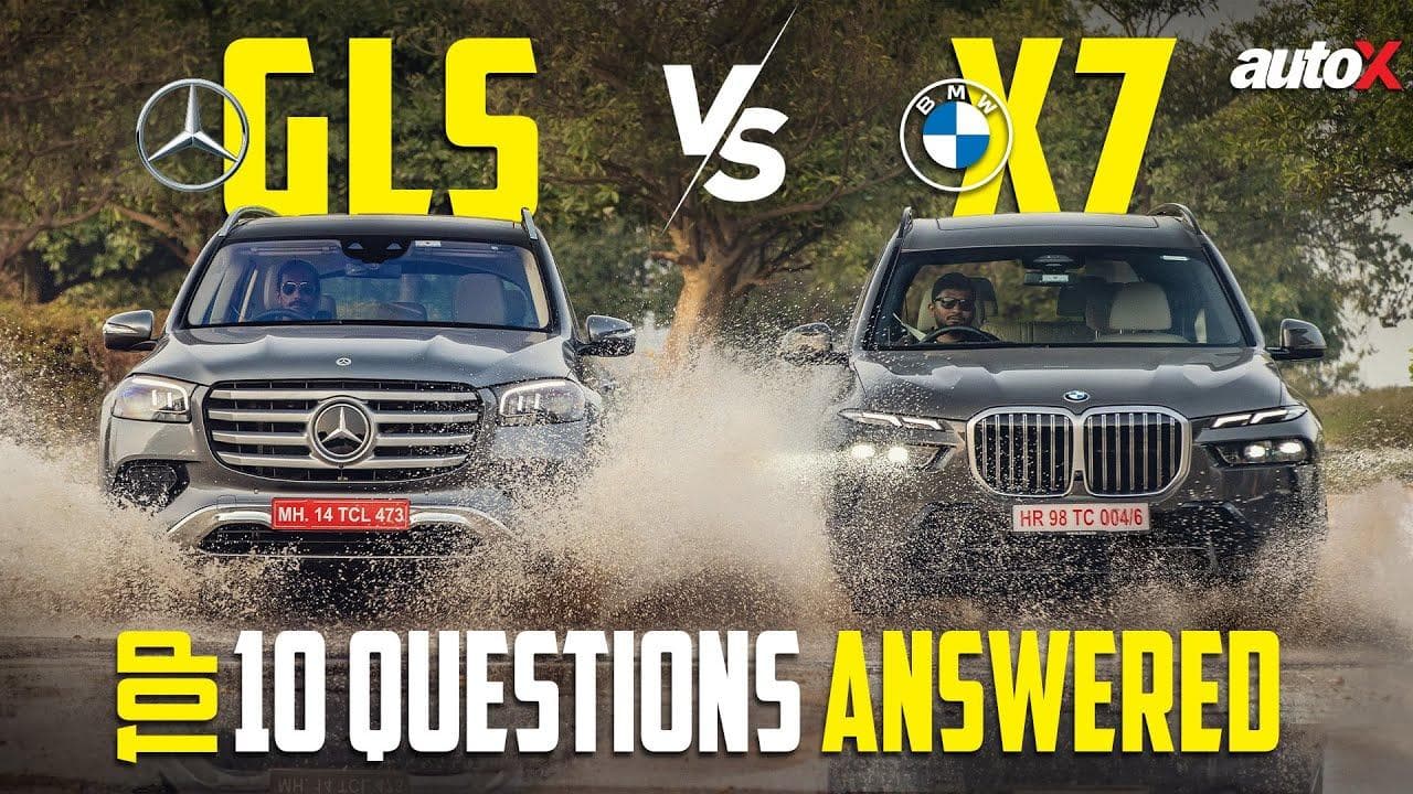 2024 BMW X7 vs Mercedes GLS comparison review | Finding the winner in 10 simple questions | autoX