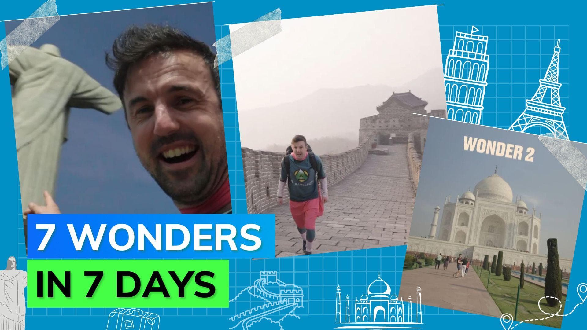 Man visits 7 wonders of the world in less than a week; creates Guinness World Record