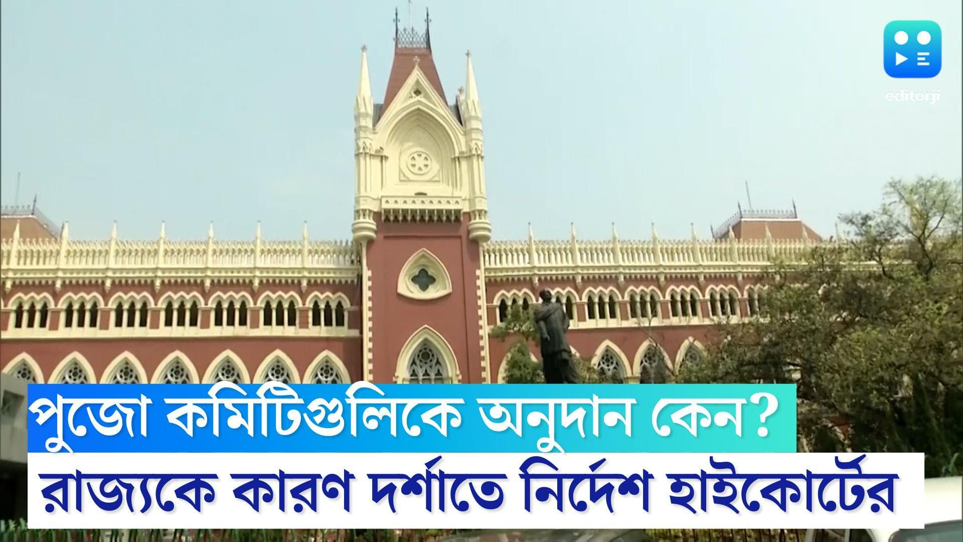 Calcutta High Court: 'ভাঁড়ে মা ভবানী' অবস্থাতেও কী করে পুজো কমিটিকে অনুদান, রাজ্যকে কারণ দর্শানোর নির্দেশ