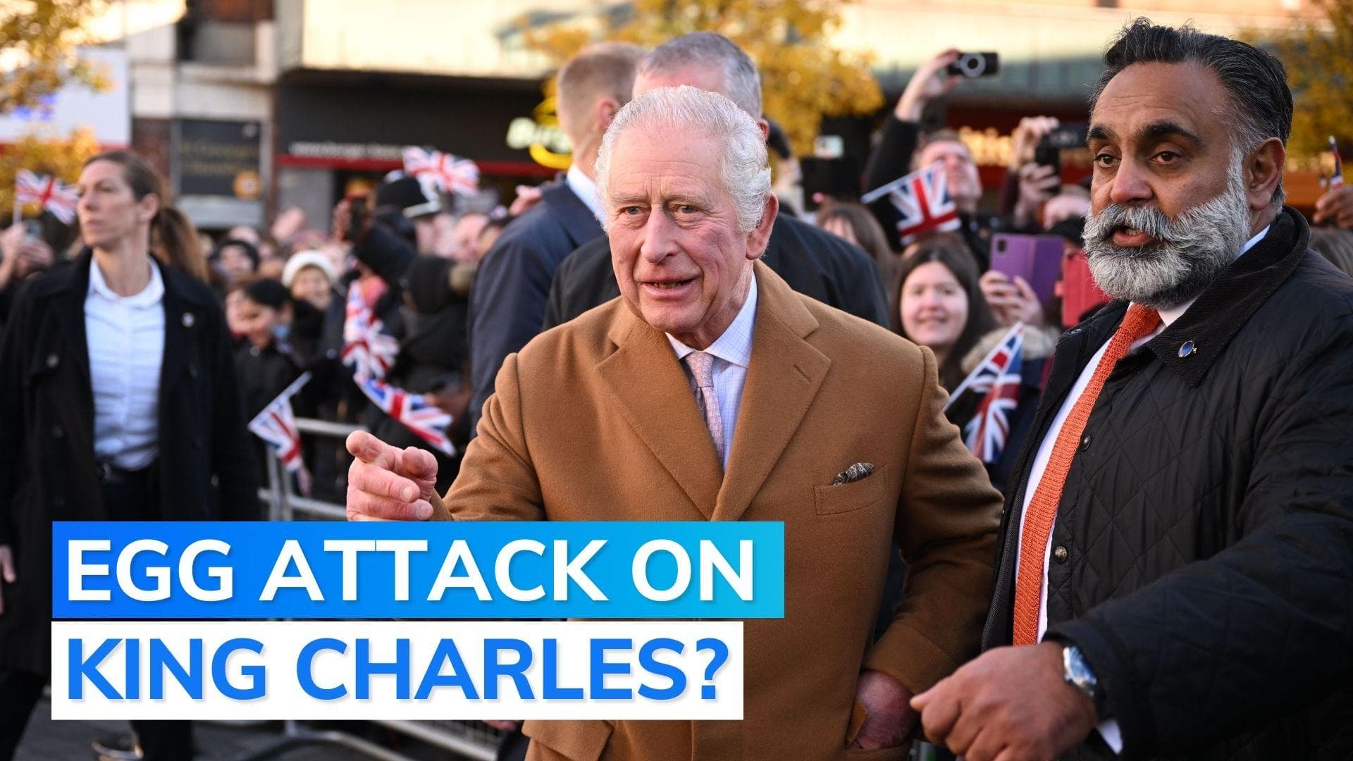 Egg allegedly thrown at King Charles during public meeting - 2nd incident in 2 months