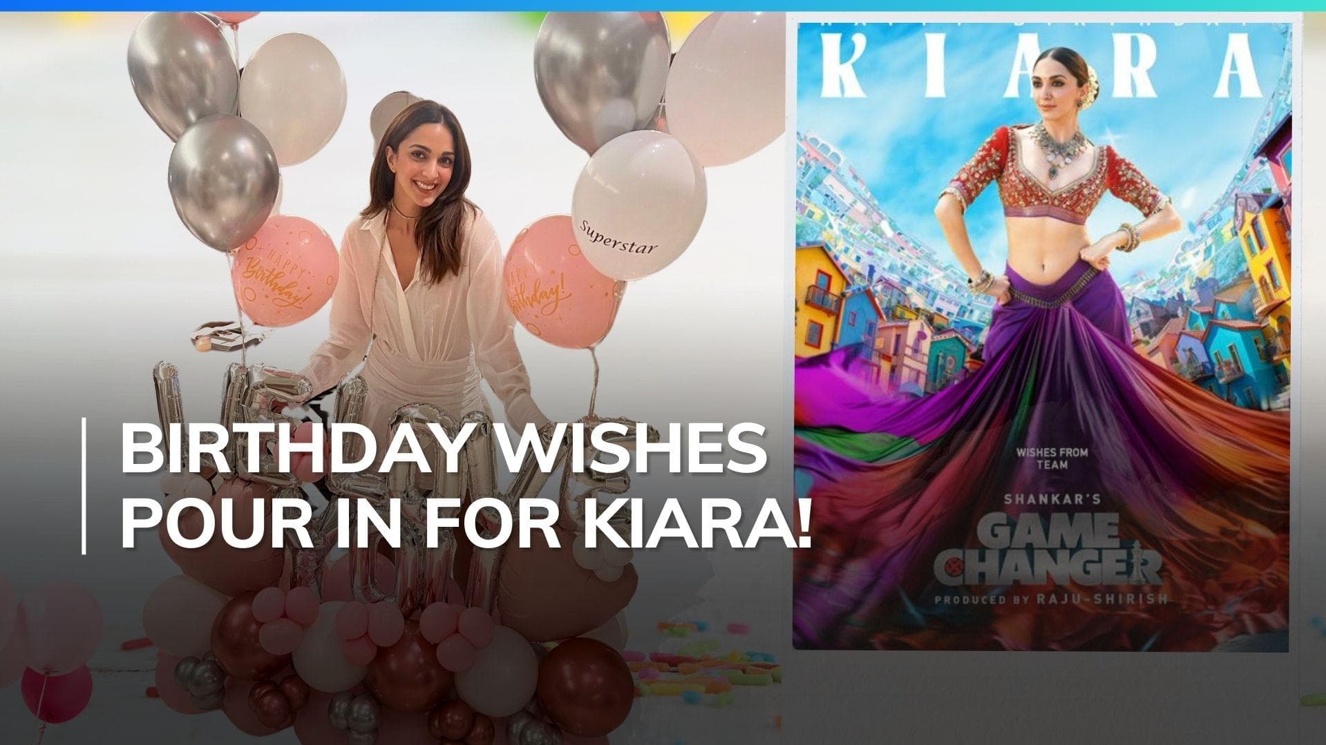 Kiara Advani birthday: Sidharth Malhotra wishes 'kindest soul'; her first look from 'Game Changer' out 