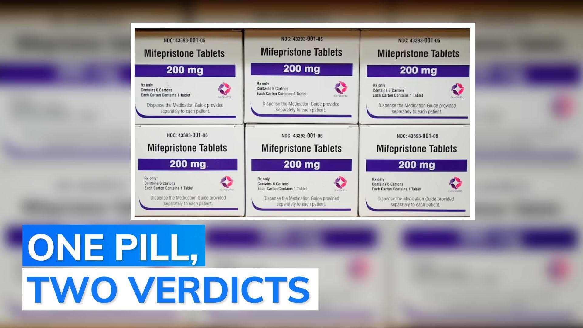 US: access to abortion pill in limbo after conflicting rulings