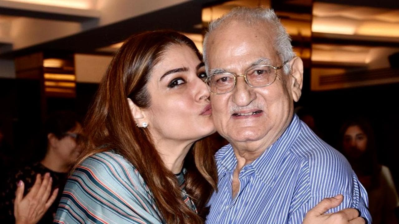  Raveena Tandon's father passes away, pens an emotional note on his demise
