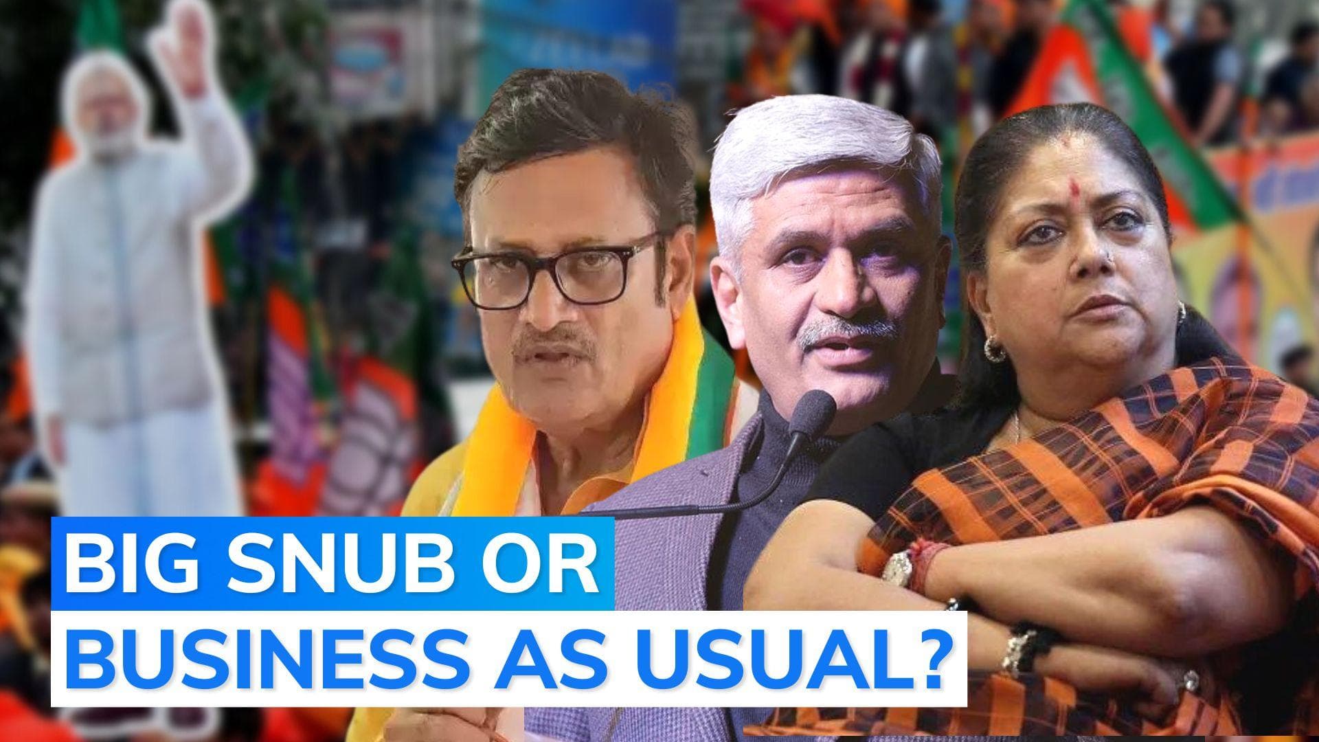 Rajasthan elections: BJP excludes ex-CM Vasundhara Raje from key panels