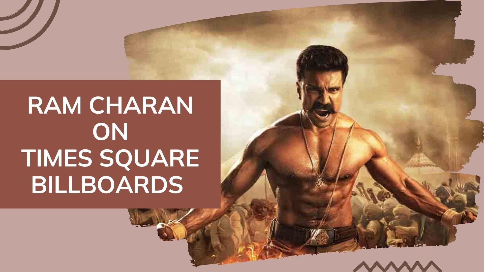 Watch! 'RRR' star Ram Charan on the billboards of Times Square in New York