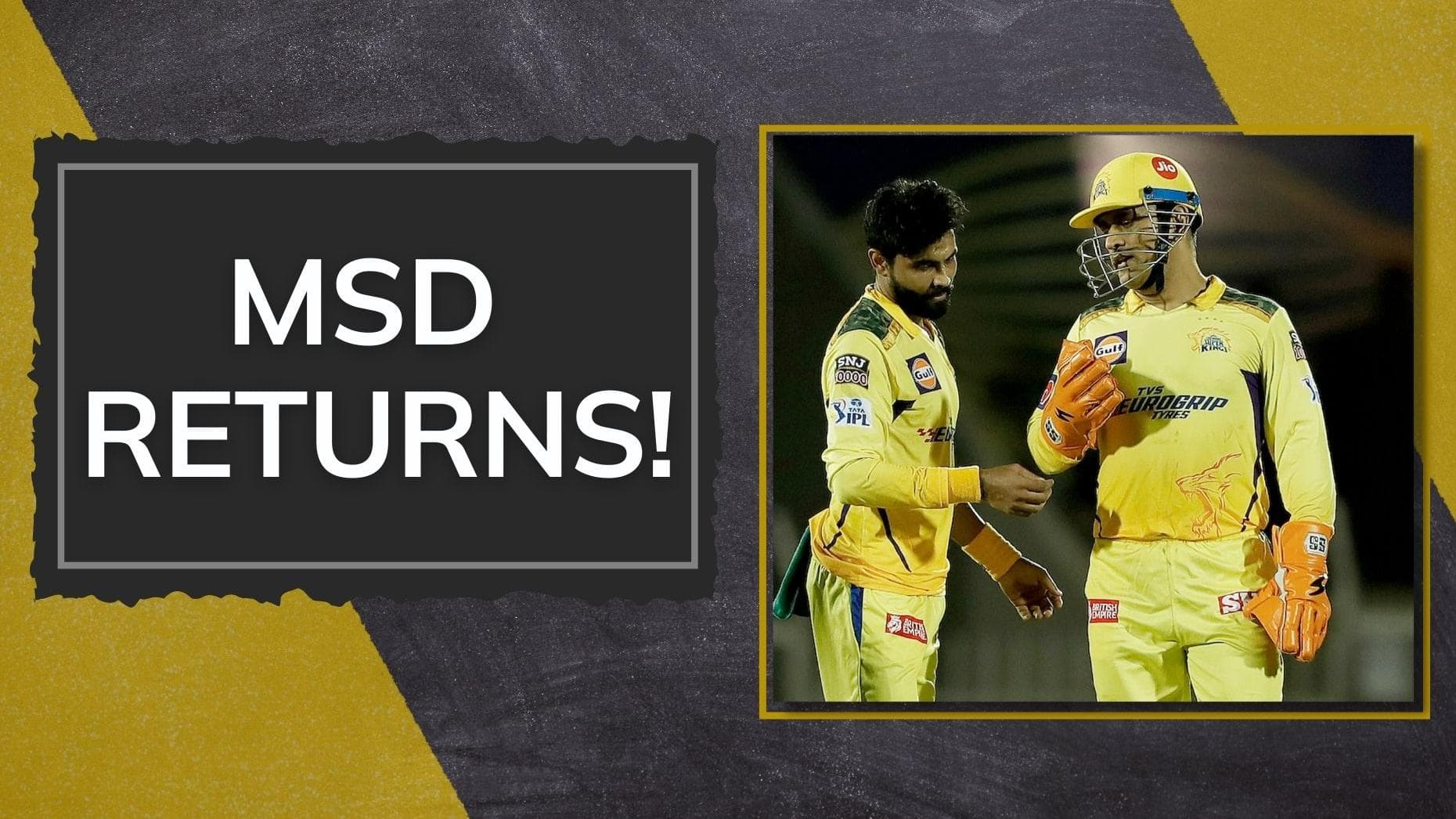 IPL 2022: Ravindra Jadeja hands Chennai Super Kings' captaincy duties to MS Dhoni