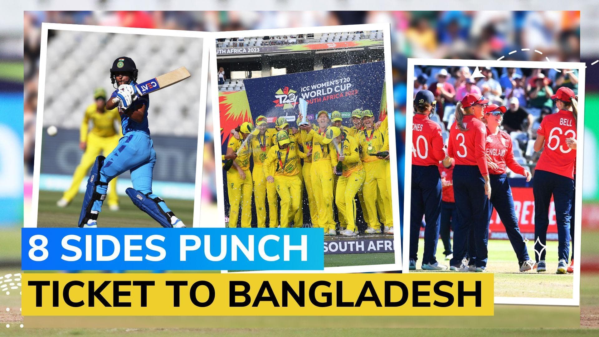 Eight teams to get automatic qualification for the 2024 Women's T20 World Cup