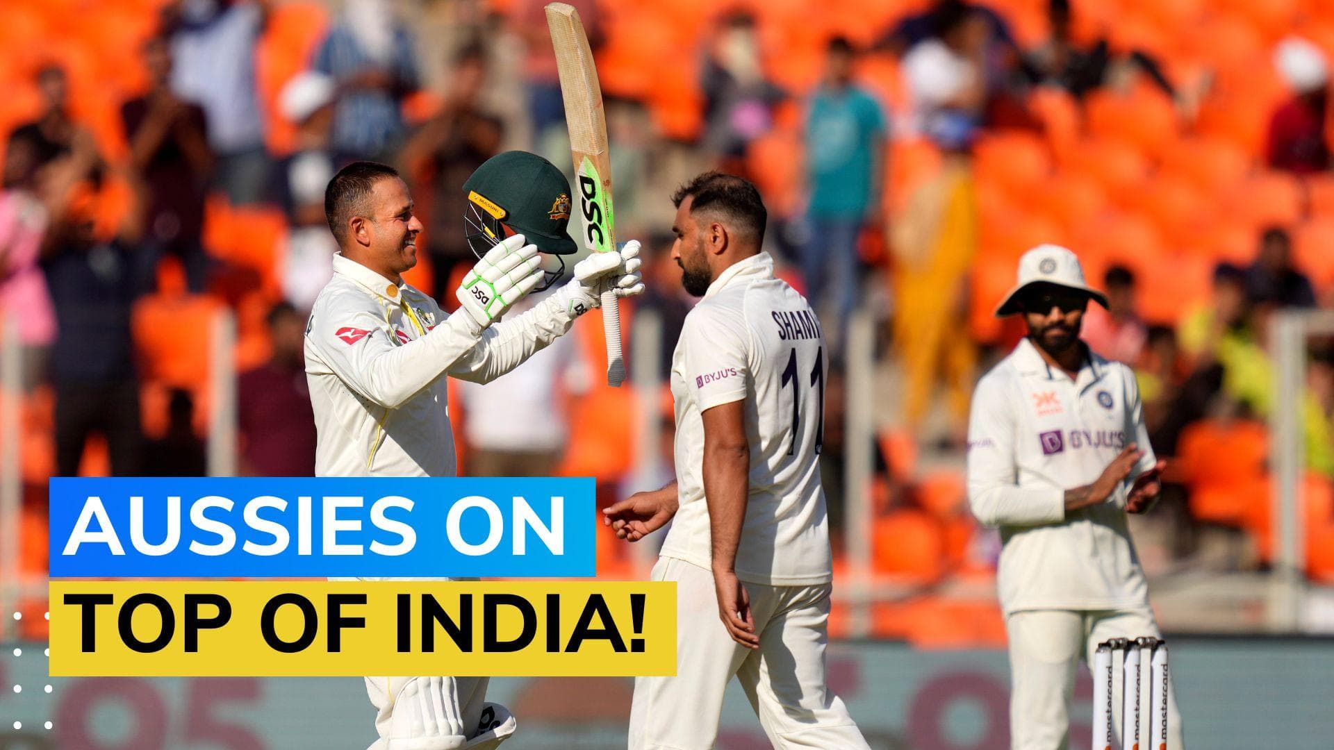 IND vs AUS 4th Test: Usman Khwaja leads from the front, Australia dominate India on Day 1