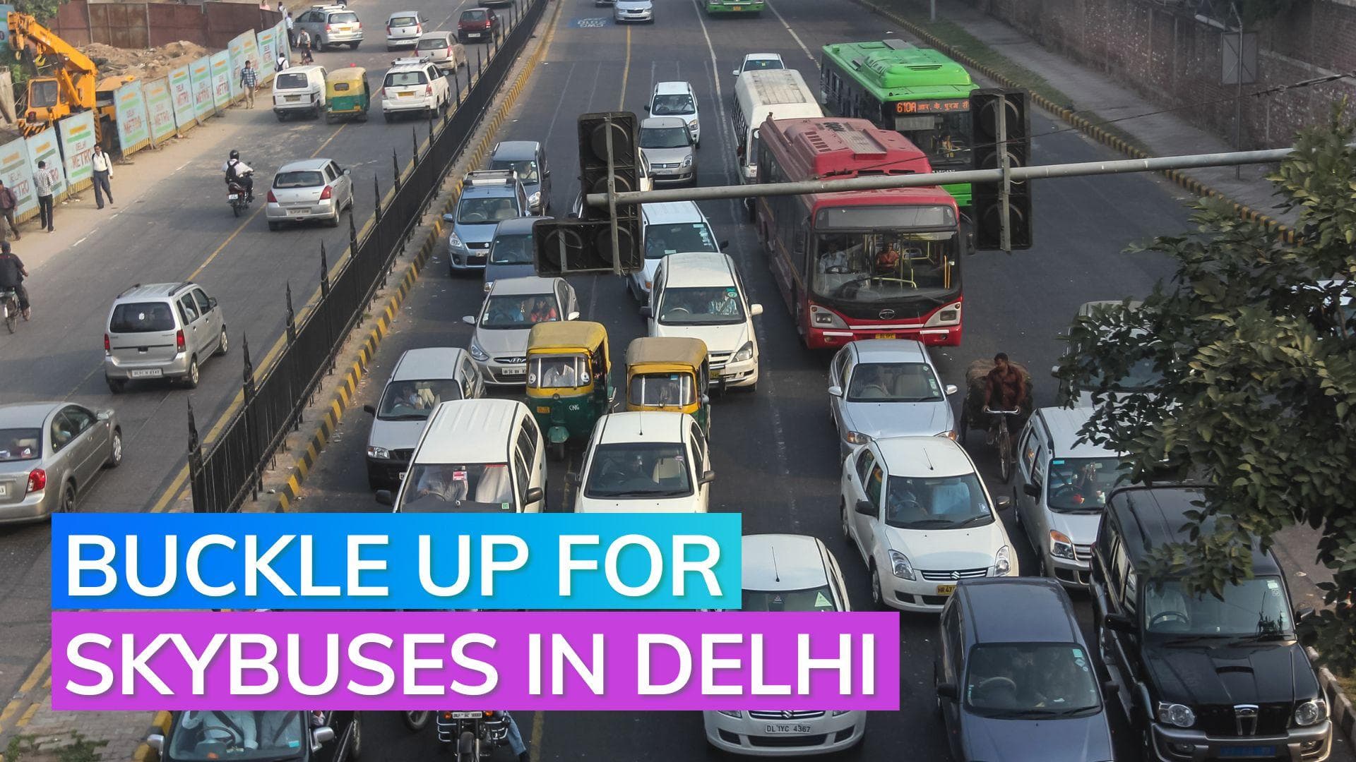 Skybuses in Delhi and Haryana to beat the traffic?