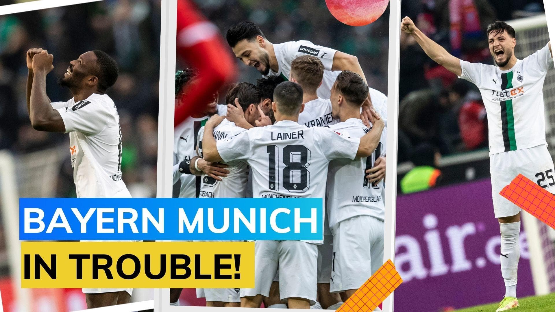 Watch Bundesliga HIGHLIGHTS: 10-man Bayern Munich lose 3-2 to Borussia Monchengladbach