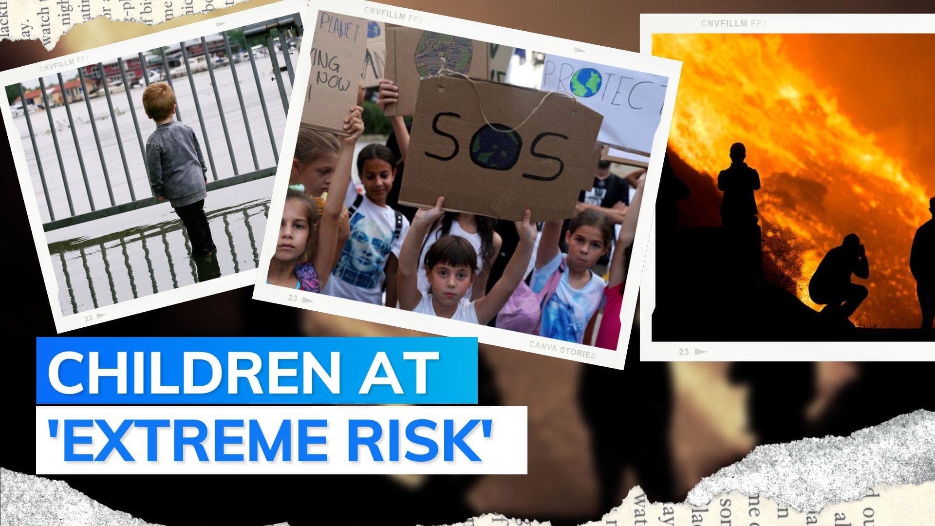 Report: Half of world's children seriously threatened by climate crisis 