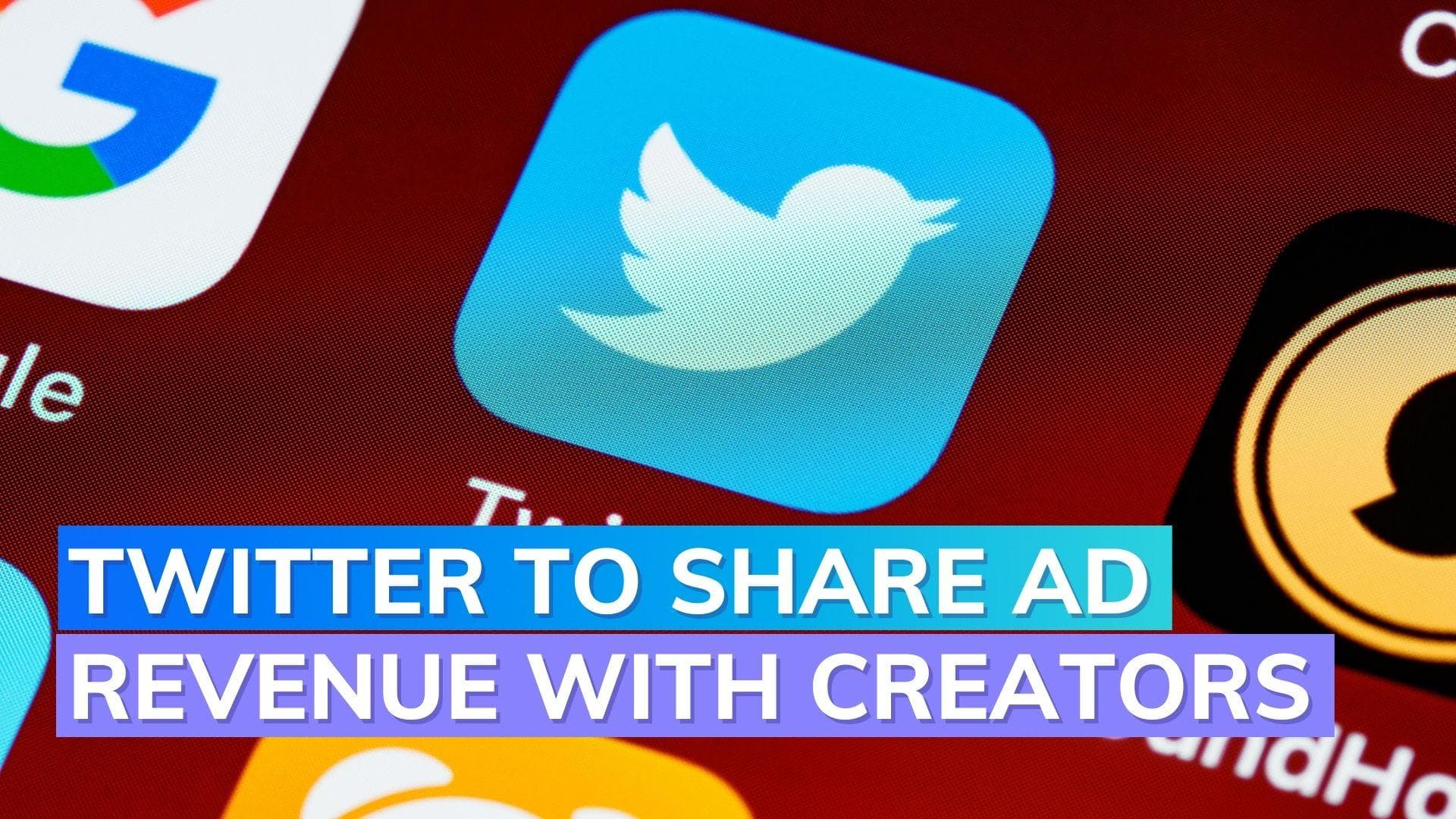 Twitter to share ad revenue with creators as announced by Elon Musk