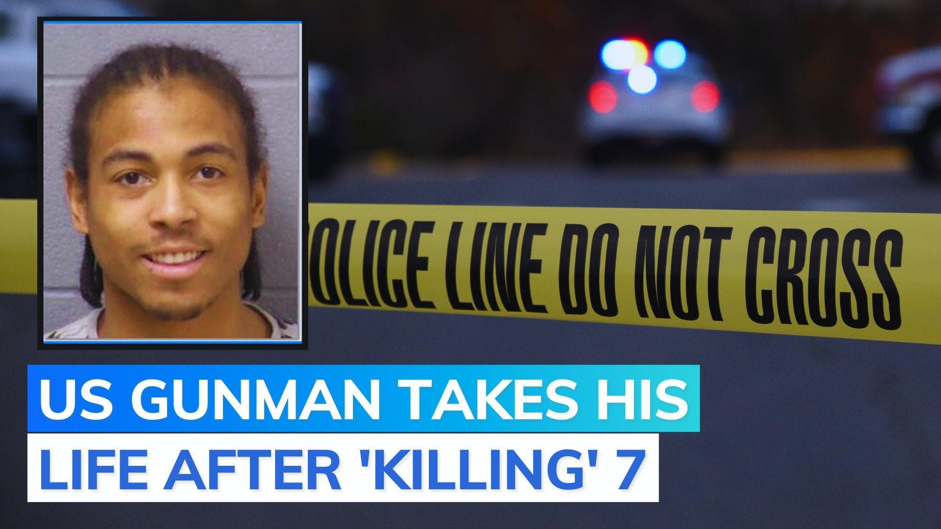 Suspected US gunman found dead after shooting seven near Chicago