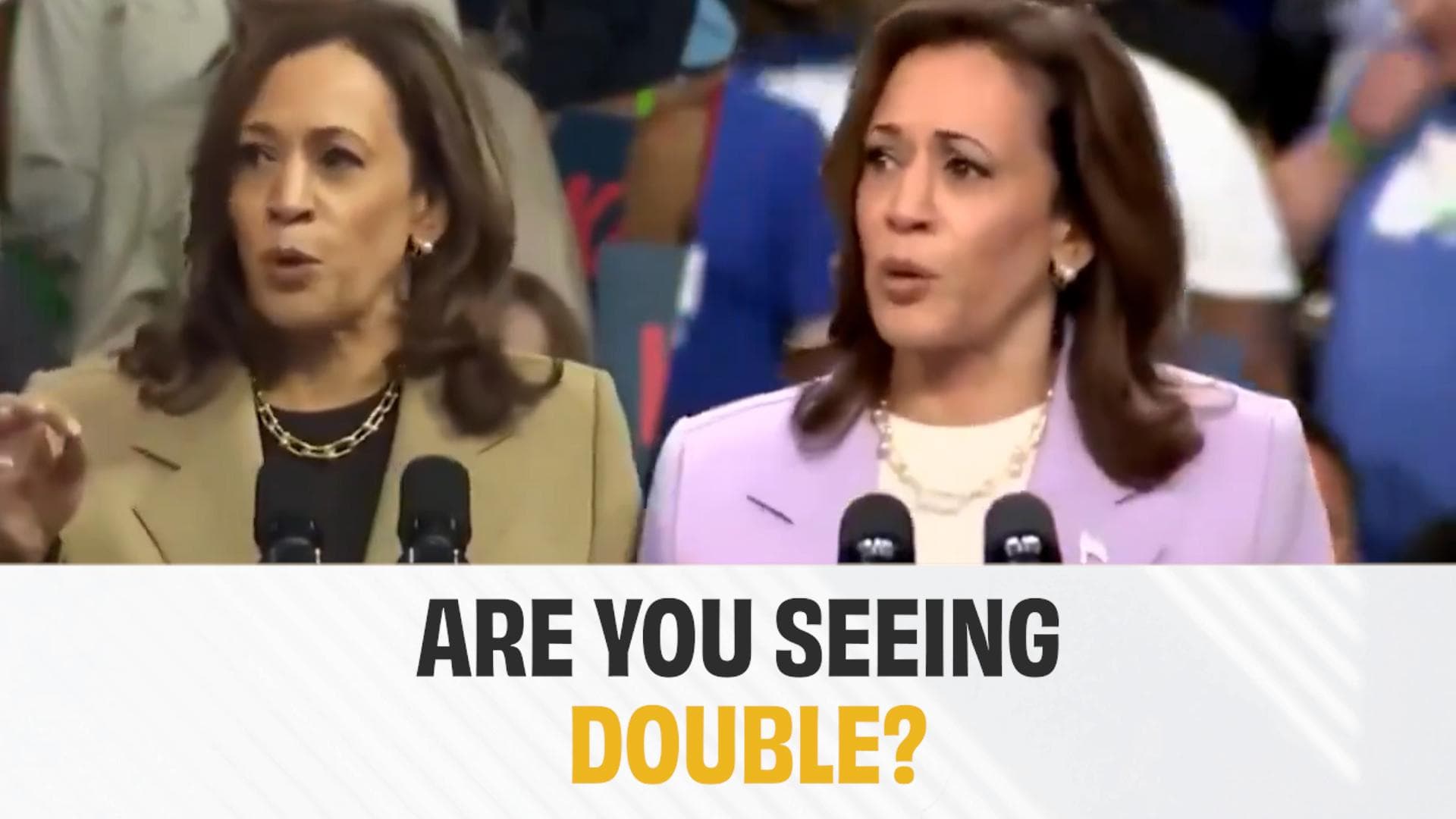 Kamala Harris Accused Of Repeating Same Speech?