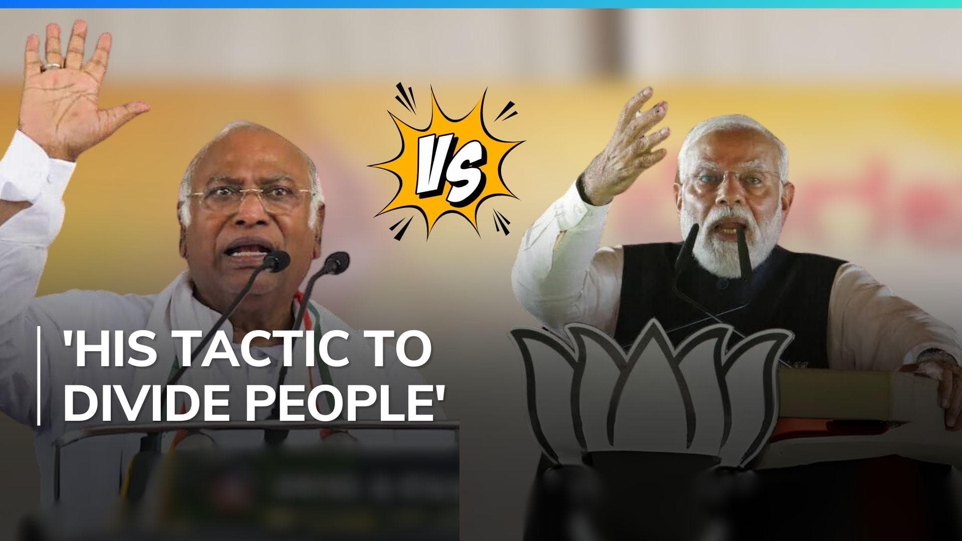 'PM Modi dividing people for votes': Mallikarjun Kharge on mangalsutra remark