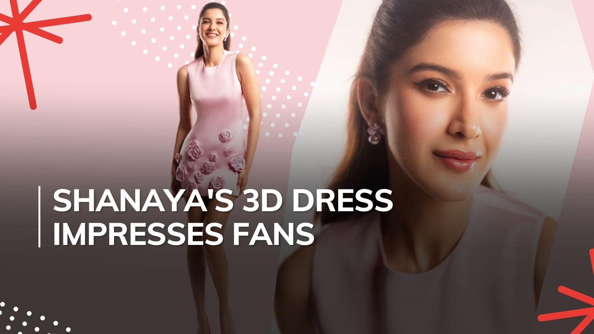 Shanaya Kapoor's 3D rose dress priced more than ₹ 1 lakh is worth every penny, have a look