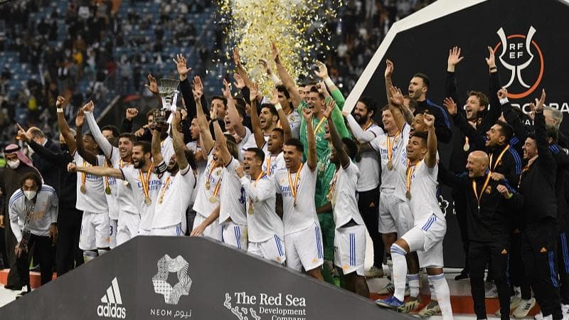 Real Madrid beat defending champions Athletic Bilbao 2-0 to win Spanish Super Cup
