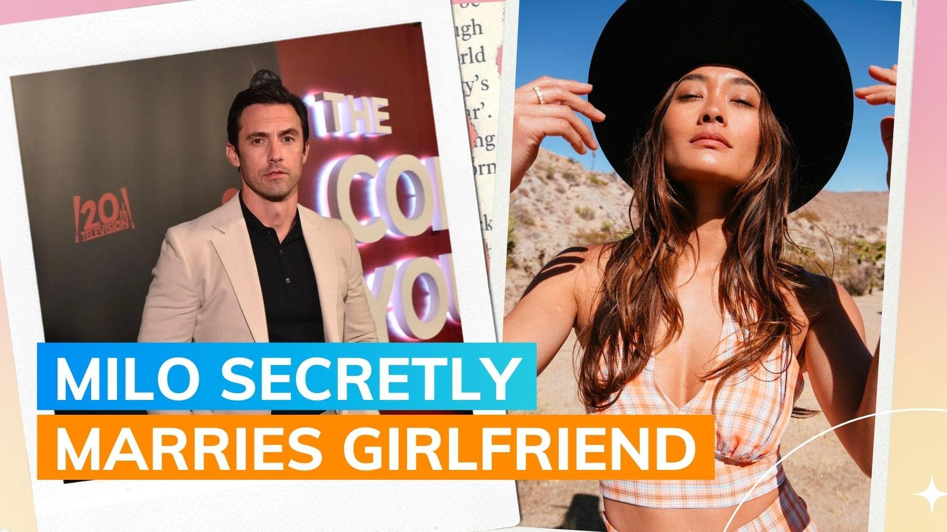 'This Is Us' star Milo Ventimiglia ties the knot with model Jarah Mariano in a private ceremony