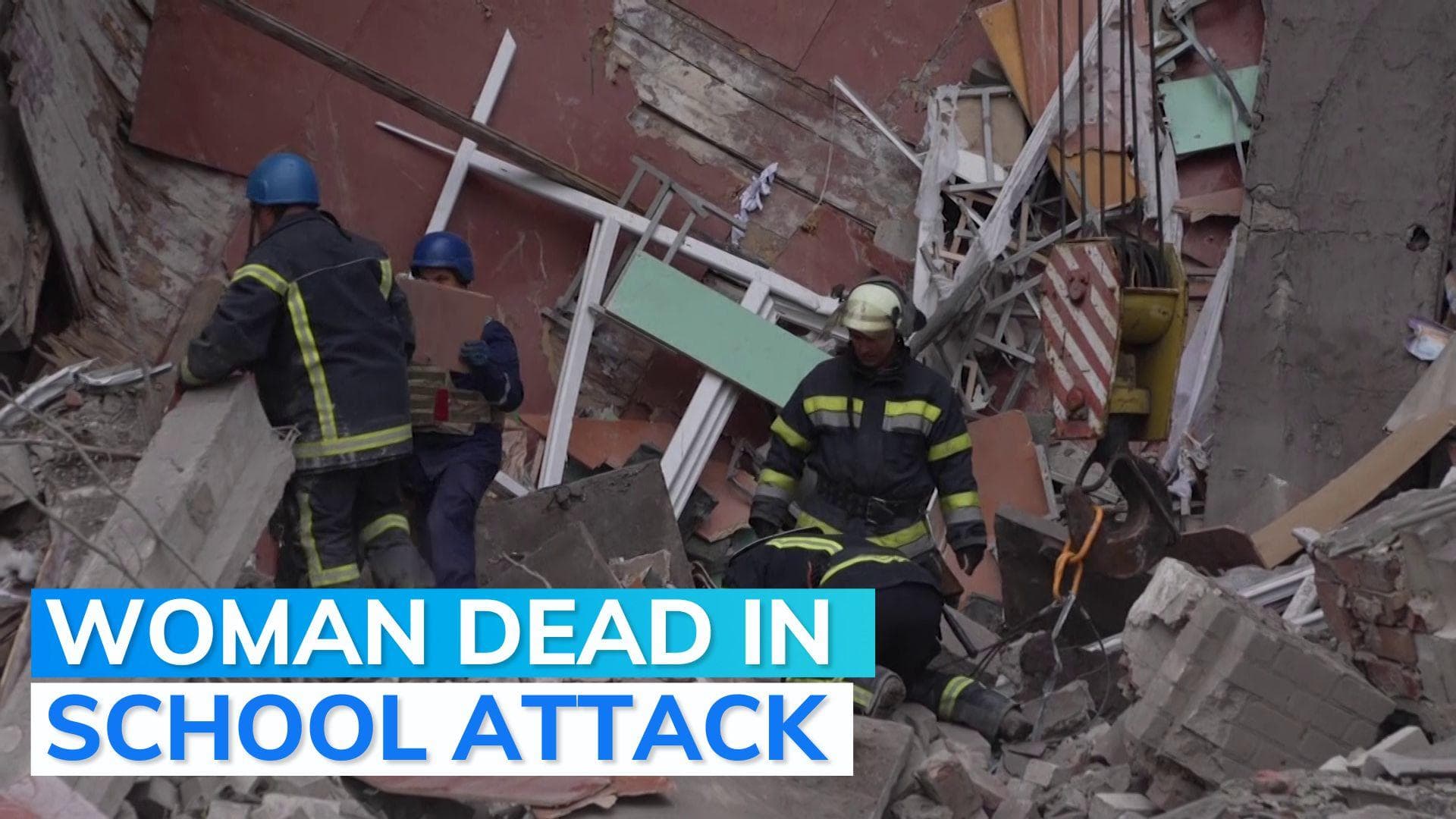 Russian attack hits school in eastern Ukraine