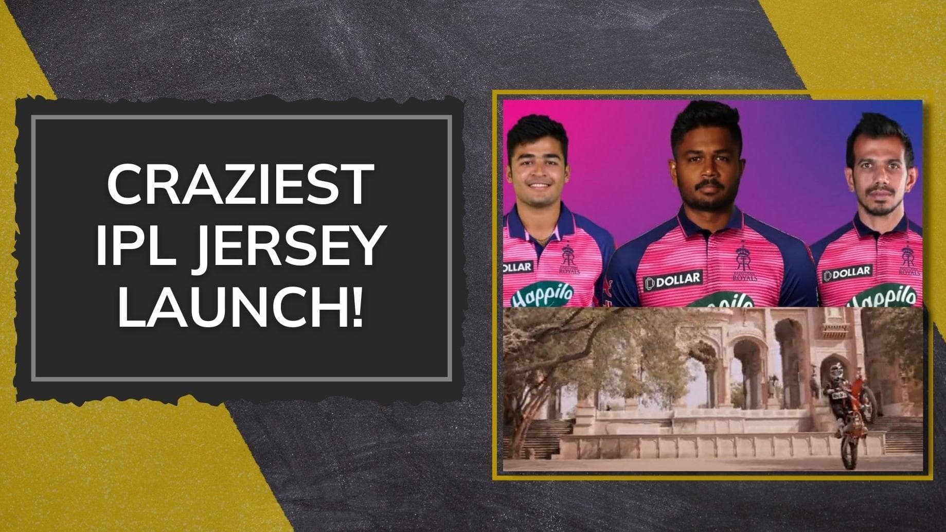 IPL 2022: Rajasthan Royals unveil their new jersey in the most unique fashion