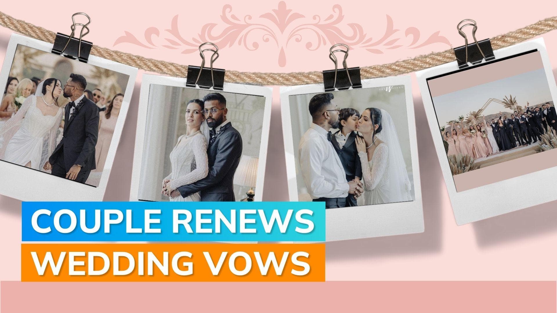 Hardik Pandya and Natasa Stankovic share official wedding pictures from Udaipur ceremony 