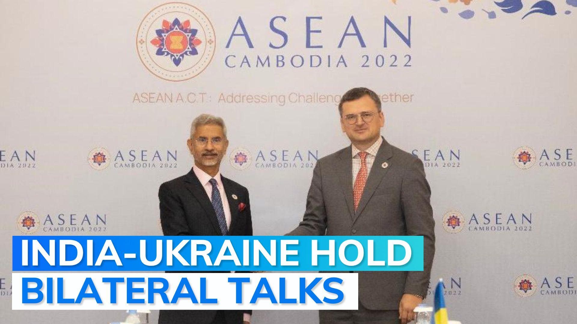 Days after Russia visit, Jaishankar meets Ukrainian counterpart