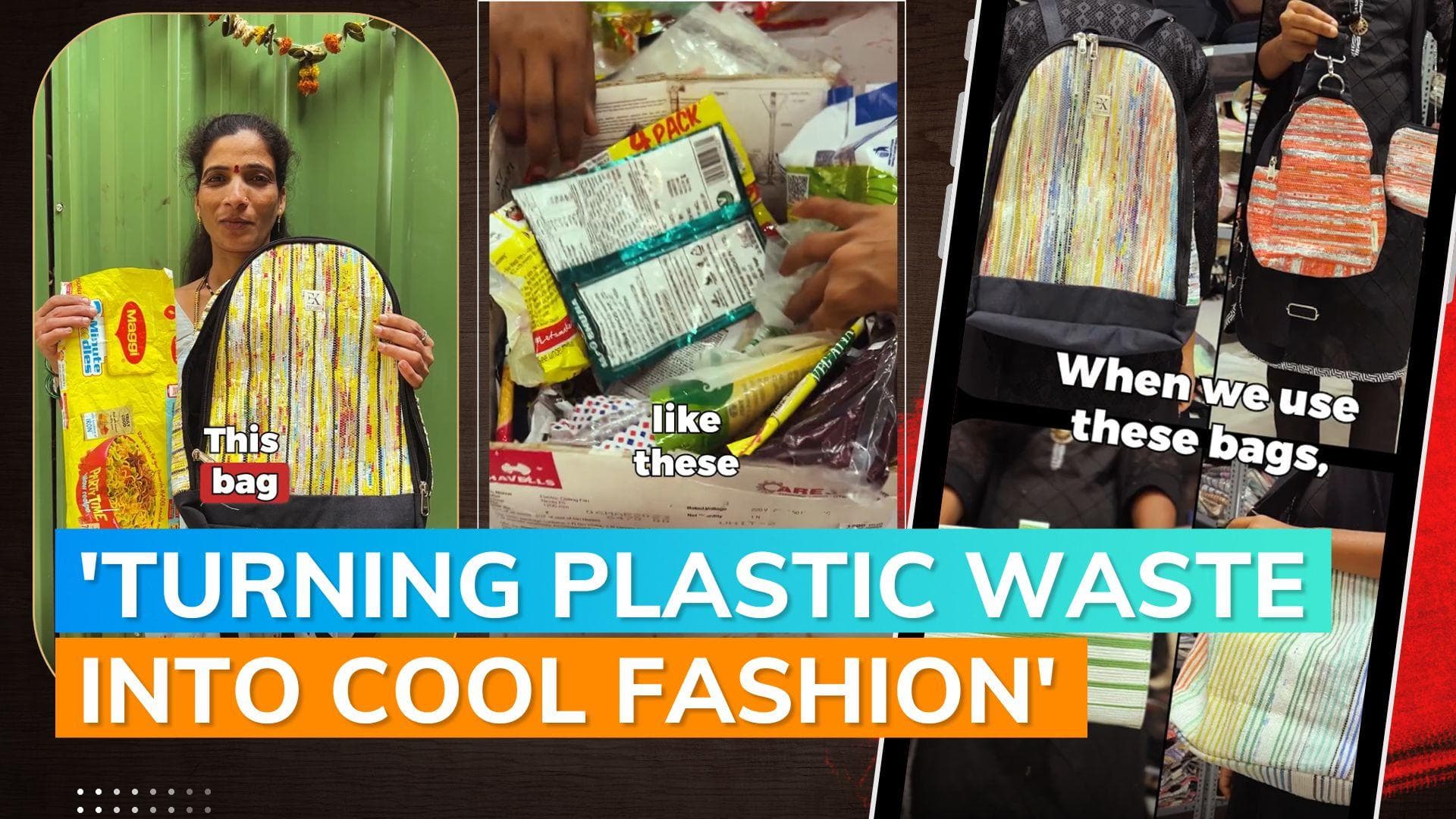 From trash to trend: EcoKaari's innovative approach to transform plastic packets into eco-friendly bags