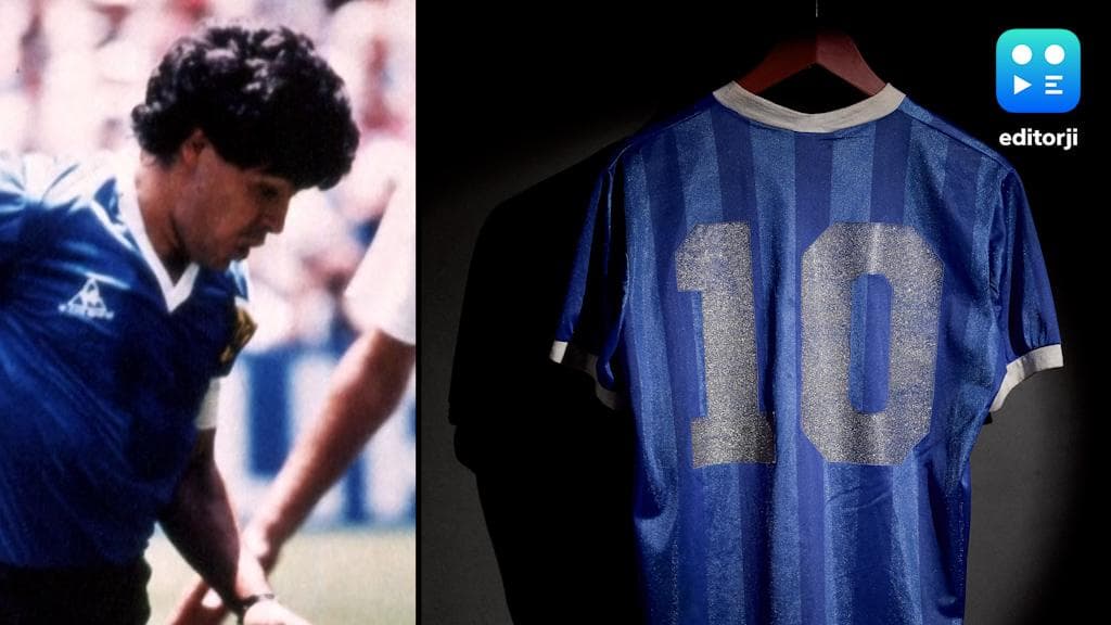 Maradona Jersey auction: নিলামে উঠছে মারাদোনার 'হ্যান্ড অব গড'-এর জার্সি, ন্যূনতম দর ৪০ কোটি টাকা