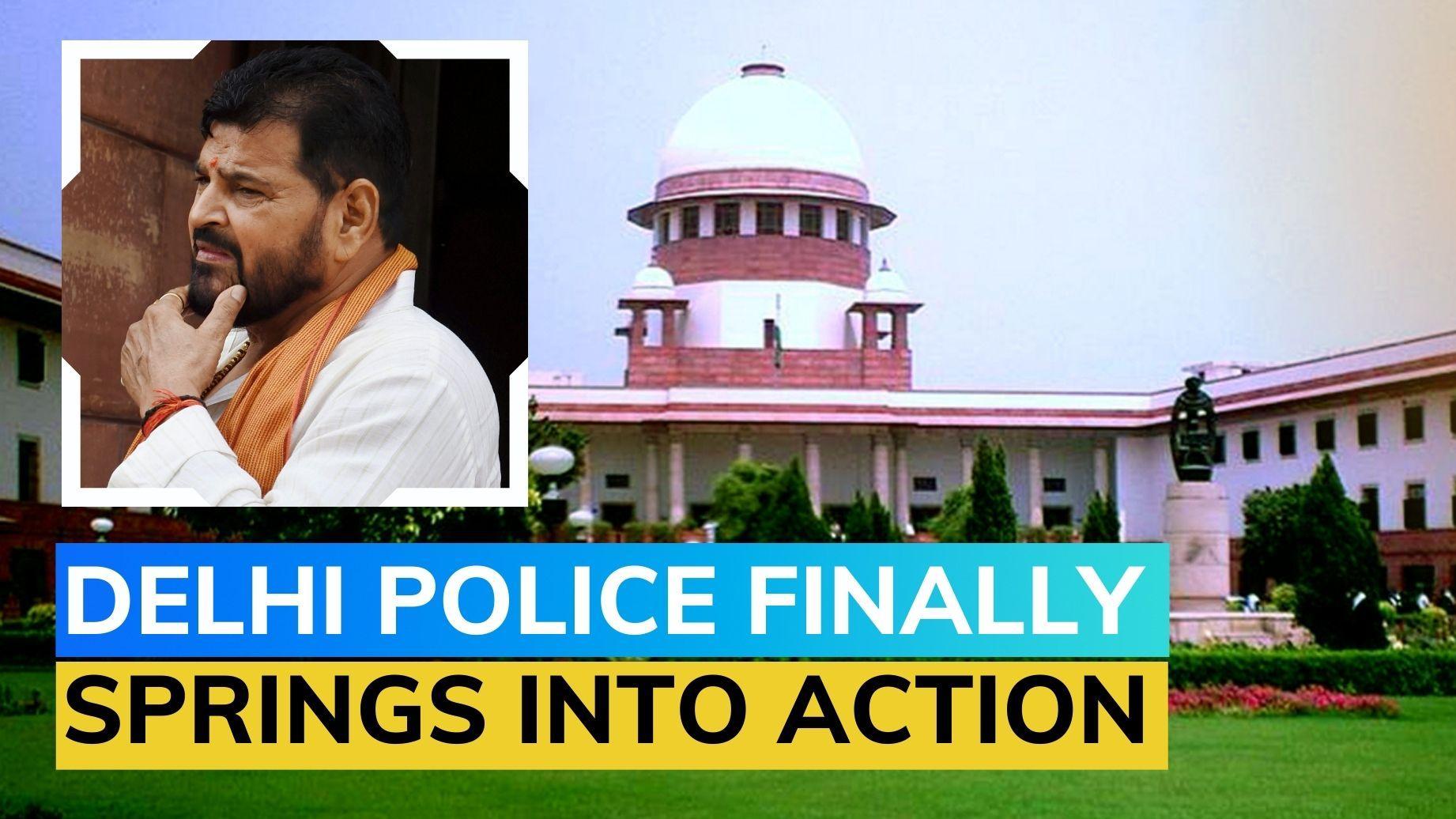 Wrestlers' Protest: Delhi Police agrees to file FIR against former WFI Chief Brijbhushan Sharan Singh