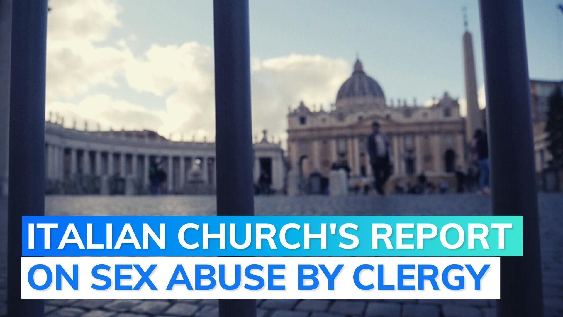 Italy church says 600 sex abuse cases sent to Vatican
